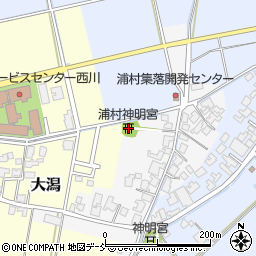 新潟県新潟市西蒲区浦村17周辺の地図