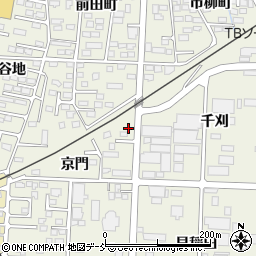 福島県伊達市保原町京門25周辺の地図