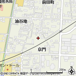 福島県伊達市保原町京門9周辺の地図