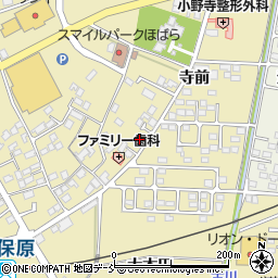 福島県伊達市保原町上保原神明町14周辺の地図