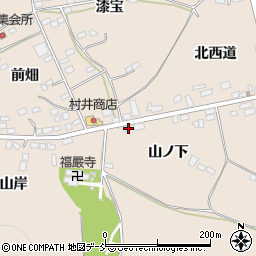 福島県伊達市箱崎山ノ下12-3周辺の地図