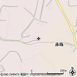 福島県伊達市保原町金原田新林周辺の地図