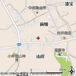 福島県伊達市箱崎前畑周辺の地図