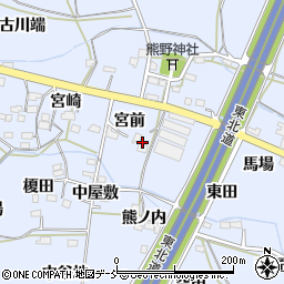 福島県福島市下飯坂宮前9周辺の地図