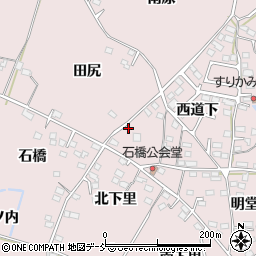 福島県福島市飯坂町平野西道下3周辺の地図