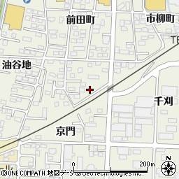 福島県伊達市保原町京門24周辺の地図