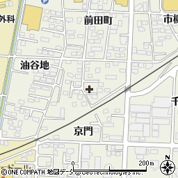 福島県伊達市保原町京門19周辺の地図