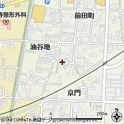 福島県伊達市保原町京門3周辺の地図
