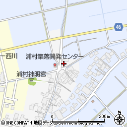 新潟県新潟市西蒲区浦村437周辺の地図
