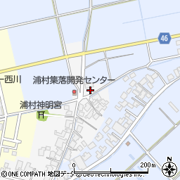 新潟県新潟市西蒲区浦村440周辺の地図