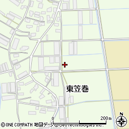 新潟県新潟市南区東笠巻周辺の地図