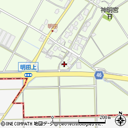 新潟県新潟市西区明田894周辺の地図