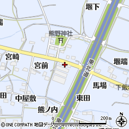 福島県福島市下飯坂馬場48周辺の地図