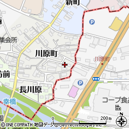 福島県伊達市川原町23-5周辺の地図