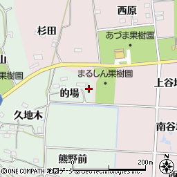 福島県福島市大笹生的場37周辺の地図