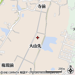 福島県相馬市北小泉大山先周辺の地図