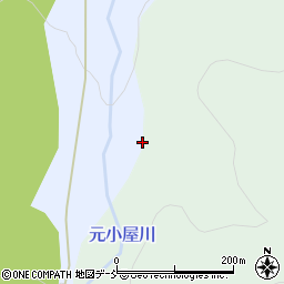 元小屋川周辺の地図