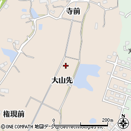 福島県相馬市北小泉（大山先）周辺の地図