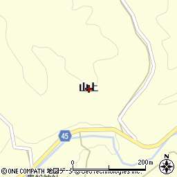 福島県伊達市霊山町大石山上周辺の地図
