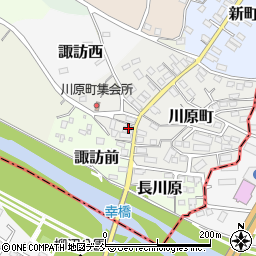 福島県伊達市川原町93周辺の地図