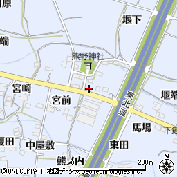 福島県福島市下飯坂馬場57周辺の地図