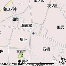 福島県福島市飯坂町平野（堀下）周辺の地図