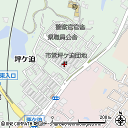 市営坪ケ迫団地周辺の地図