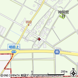 新潟県新潟市西区明田896周辺の地図