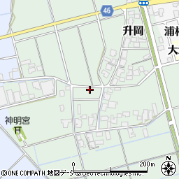 升岡農村公園トイレ周辺の地図