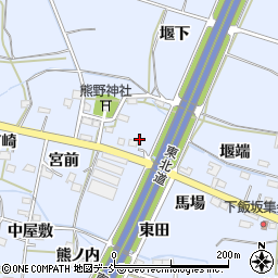 福島県福島市下飯坂馬場55周辺の地図