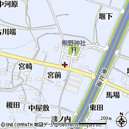 福島県福島市下飯坂宮前12周辺の地図