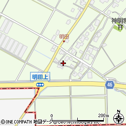 新潟県新潟市西区明田847周辺の地図