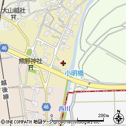 小見郷屋自治会館周辺の地図