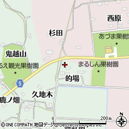 福島県福島市大笹生的場34周辺の地図