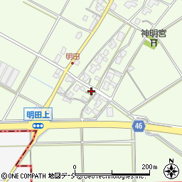 新潟県新潟市西区明田851周辺の地図