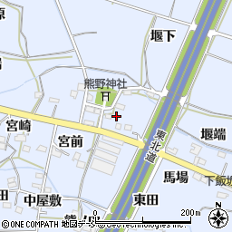 福島県福島市下飯坂馬場58周辺の地図