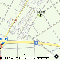 新潟県新潟市西区明田538周辺の地図