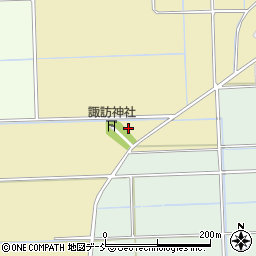 新潟県新潟市南区犬帰新田1858周辺の地図