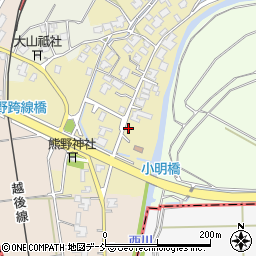 新潟県新潟市西区小見郷屋26周辺の地図
