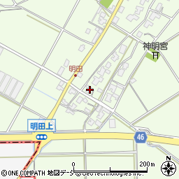 新潟県新潟市西区明田925周辺の地図