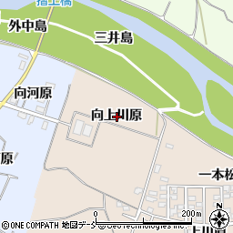 福島県福島市宮代向上川原周辺の地図