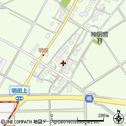 新潟県新潟市西区明田922周辺の地図
