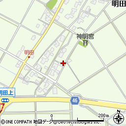 新潟県新潟市西区明田900周辺の地図