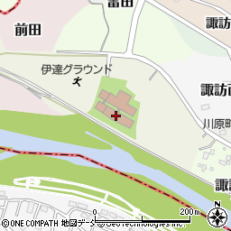 伊達すりかみ荘デイサービスセンター周辺の地図