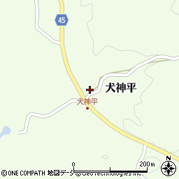 新潟県佐渡市犬神平264周辺の地図