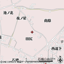 福島県福島市飯坂町平野田尻32周辺の地図
