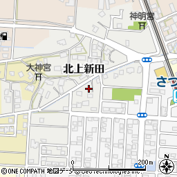 北上新田氏子会館周辺の地図
