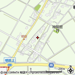 新潟県新潟市西区明田921周辺の地図