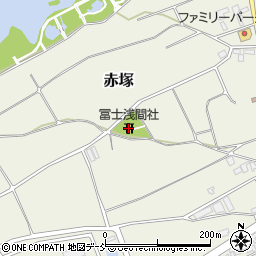 冨士浅間社周辺の地図