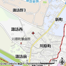 福島県伊達市川原町72周辺の地図